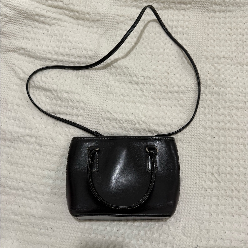 Fossil black leather purse